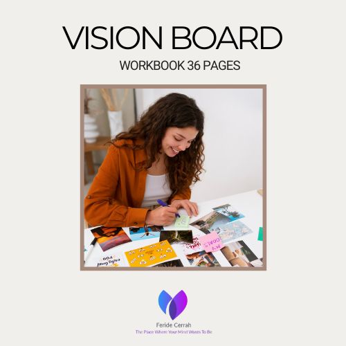 Vision Board Workbook (36 Pages) – Printable PDF
