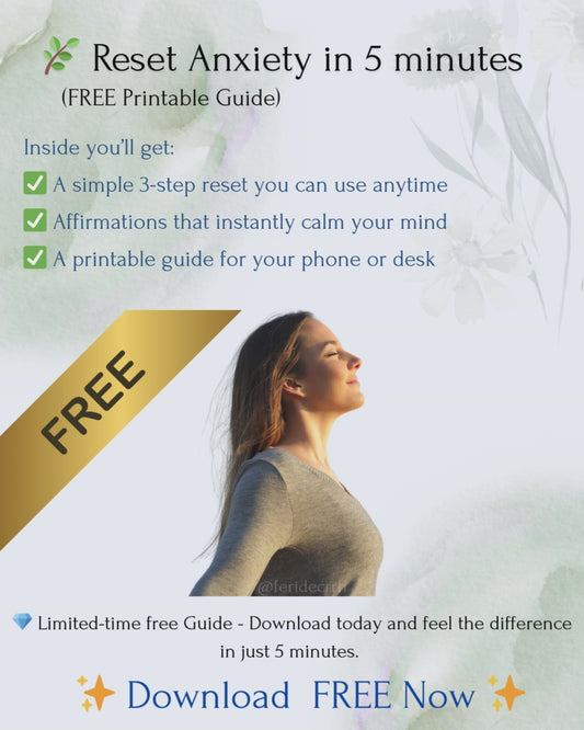 Free Anxiety Reset Guide (Instant Download)